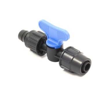 Valvola con attacchi Tape-raccordo PN4-PN6* con ghiera