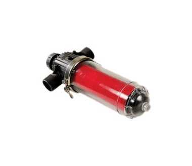 Filtro a T con fascia INOX, 2" con cartuccia a dischi