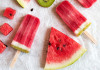 Ghiaccioli al melone e fette di melone
